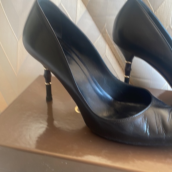 Gucci black shoes size 8/5 with box and certificate - Picture 3 of 7